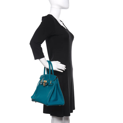 Hermes Epsom Birkin 30 Bleu Izmir 2 of 12