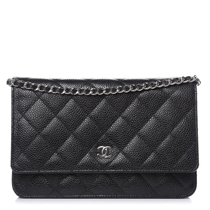 Chanel Caviar Quilted Wallet On Chain WOC Black 1 of 11