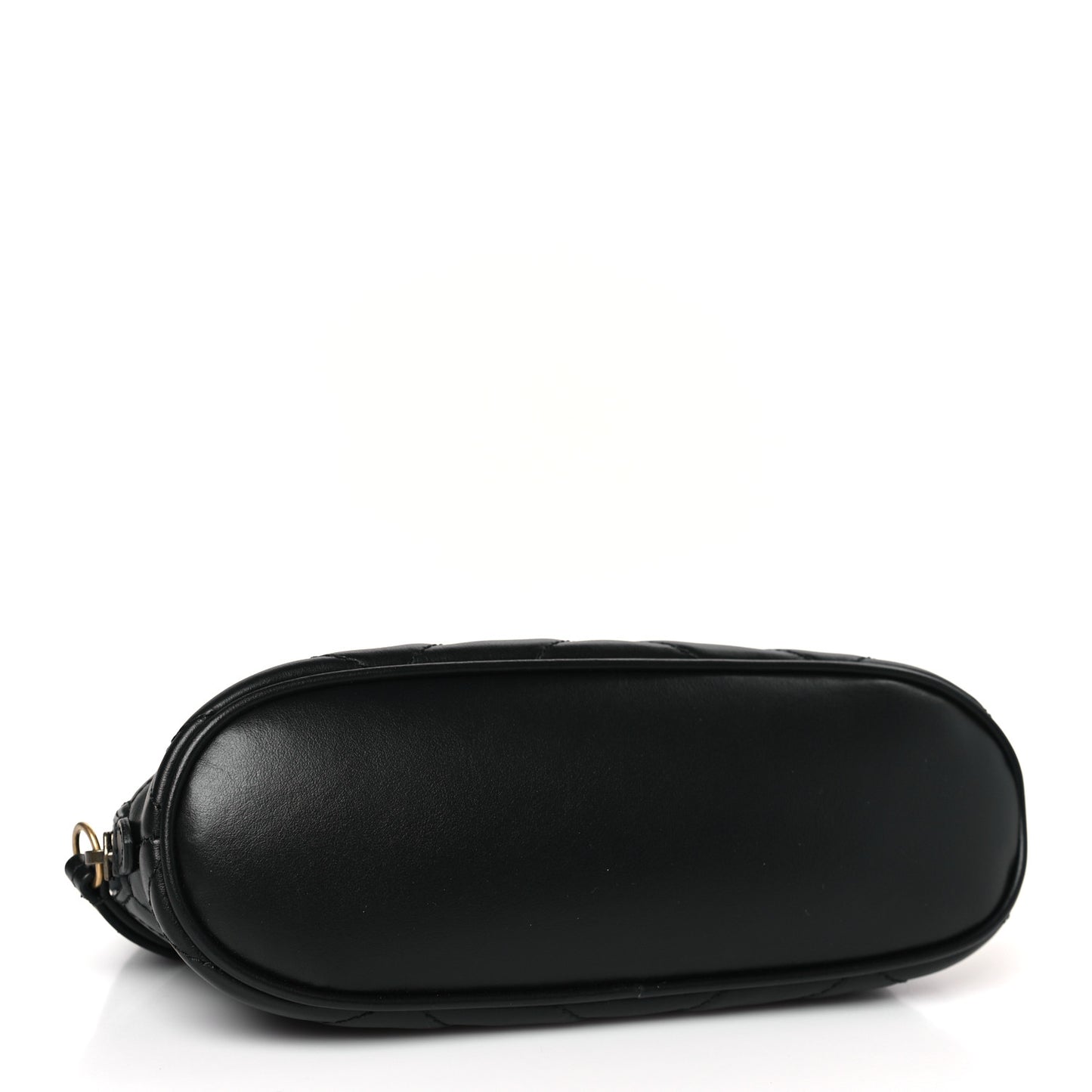 Calfskin Matelasse Large GG Marmont Pouch Cosmetic Case Black