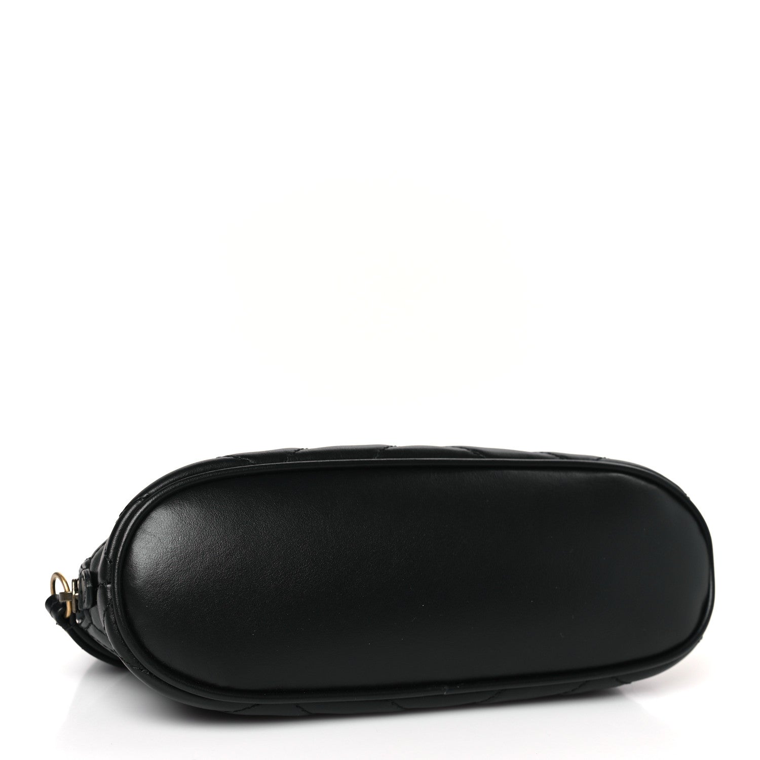 Gucci Calfskin Matelasse Large GG Marmont Pouch Cosmetic Case Black 4 of 10