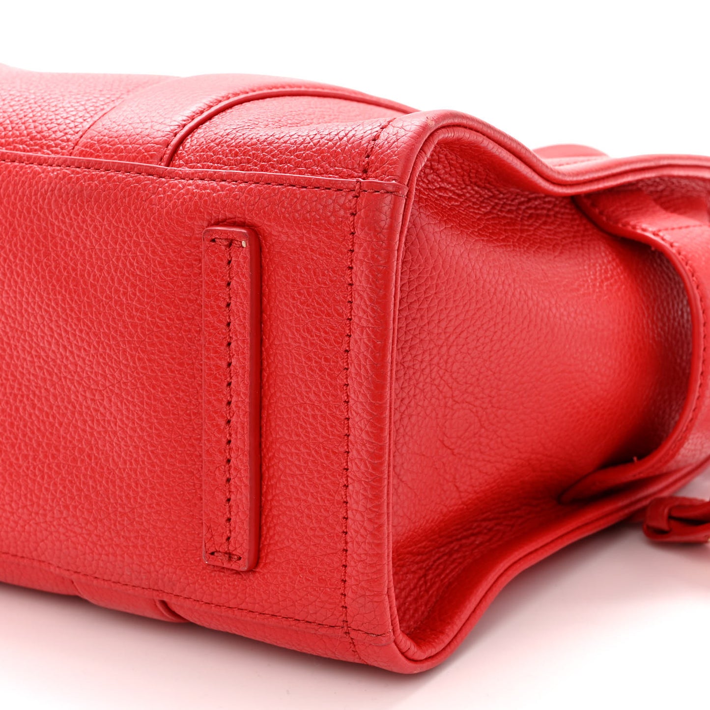 Grained Calfskin Medium The Tote Bag True Red