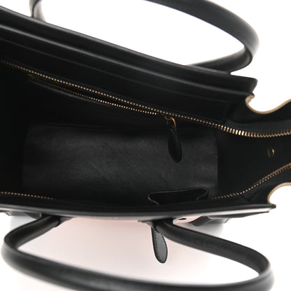 Celine Goatskin Smooth Calfskin Micro Tri-Color Luggage Olive 4 of 7