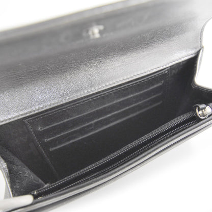 Chanel Lambskin Precious Symbols Flap Wallet Silver 6 of 9