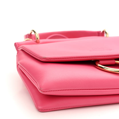Chloe Lambskin Small Faye Top Handle Bag Hot Pink 9 of 13