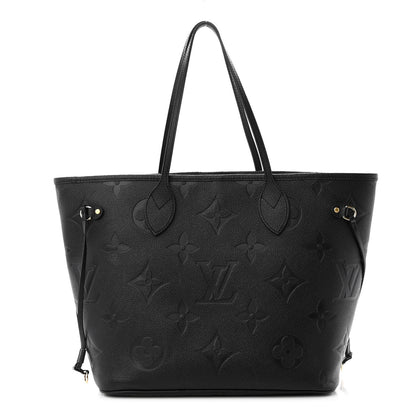 Louis Vuitton Empreinte Monogram Giant Neverfull MM Black 1 of 9
