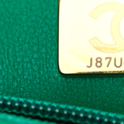 Chanel Caviar Quilted Mini Sweetheart Flap Green 7 of 10
