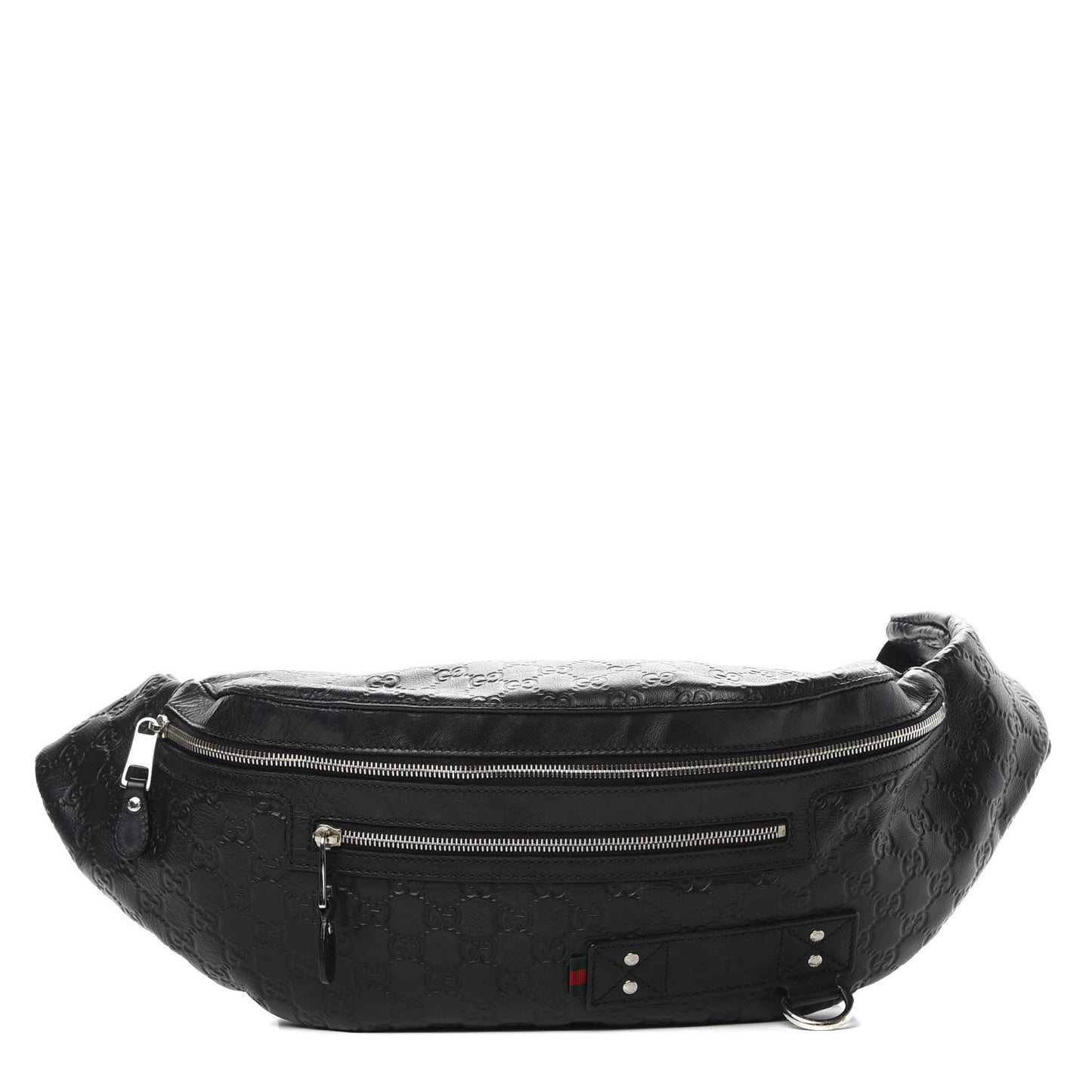Guccissima Web Belt Bag Black