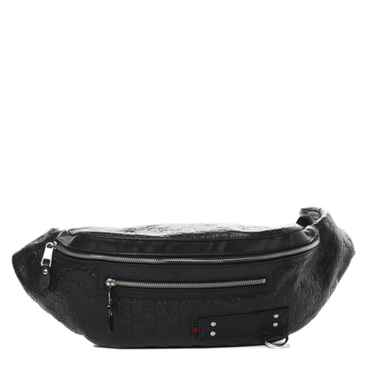 Gucci Guccissima Web Belt Bag Black 1 of 12