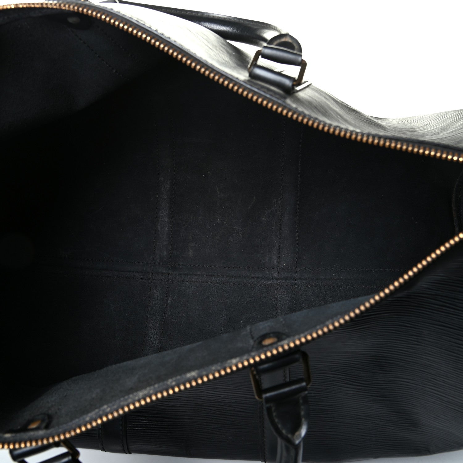 Louis Vuitton Epi Keepall 50 Black 4 of 8