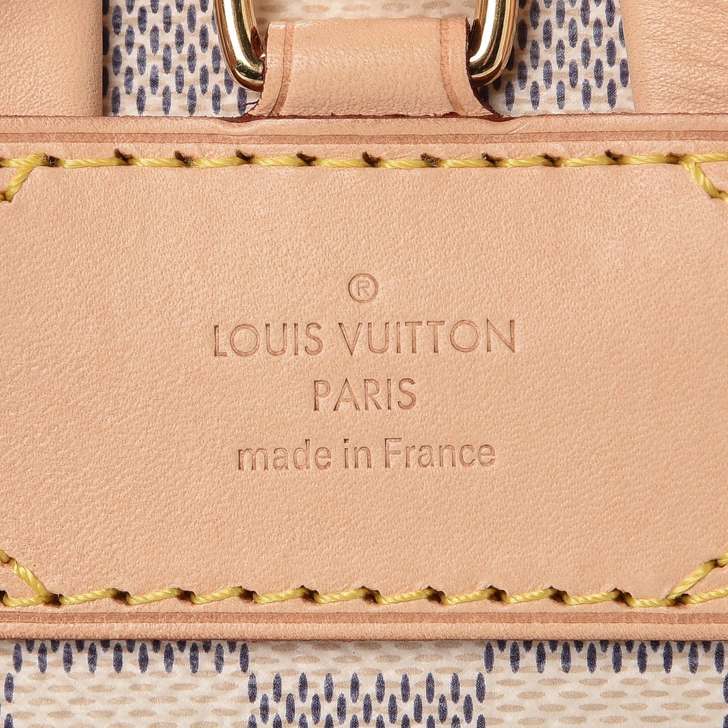 Louis Vuitton Damier Azur Sperone BB Backpack 6 of 6