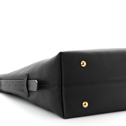 Louis Vuitton Grained Calfskin Low Key Hobo MM Black 9 of 10