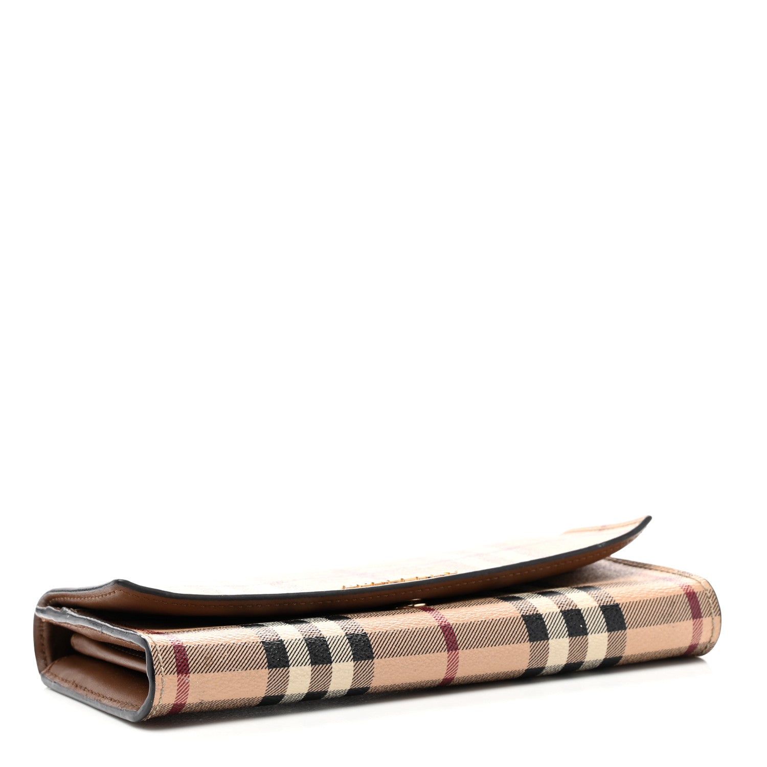 Burberry Haymarket Check Halton Wallet Tan 4 of 6