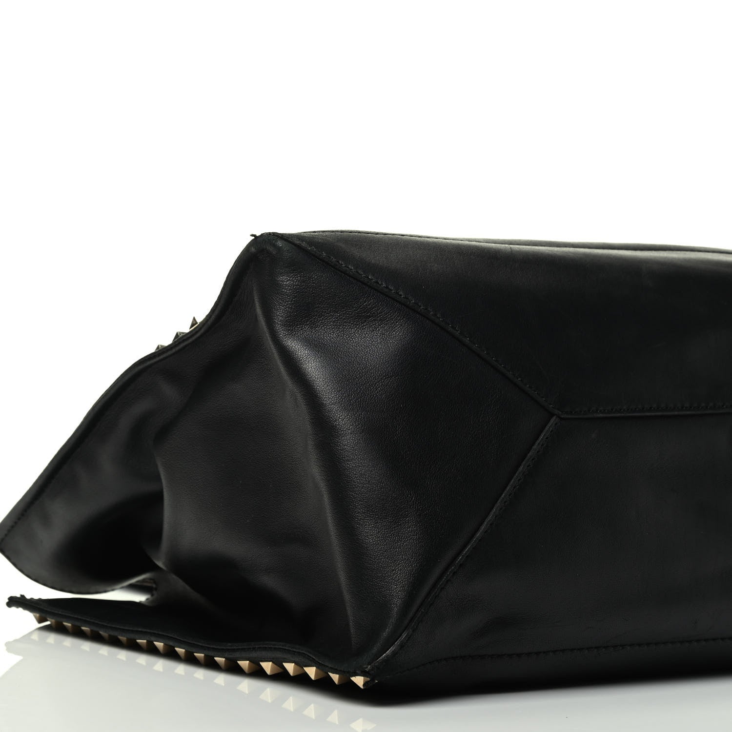 Valentino Garavani Nappa Medium Rockstud Soft Tote Black 8 of 12