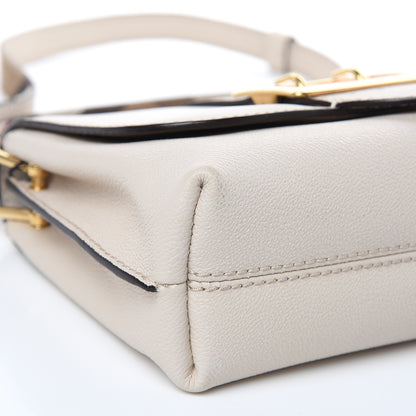 Burberry Soft Grain Calfskin Small Medley Crossbody Limestone 8 of 10