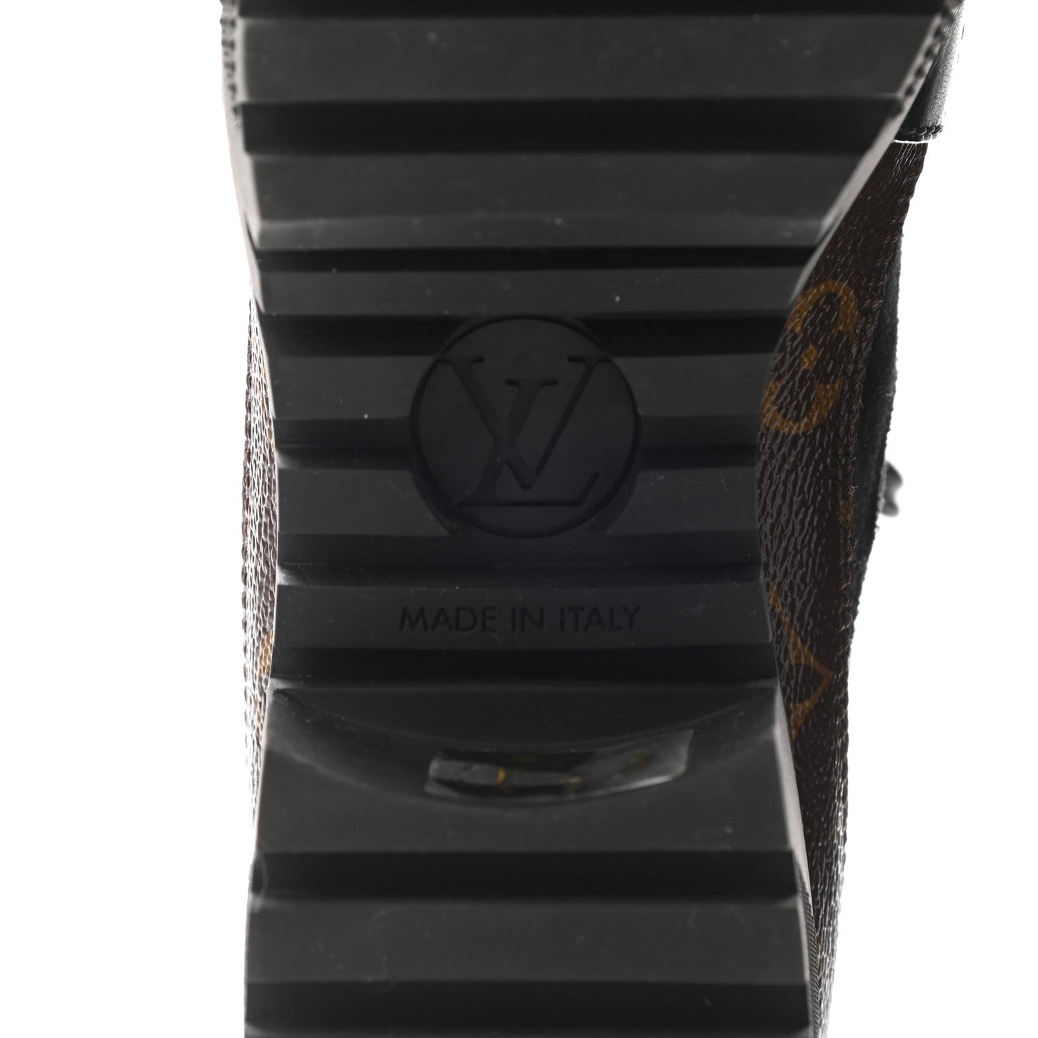 Louis Vuitton Suede Calfskin Monogram Laureate Platform Desert Boots 38.5 Black 6 of 13