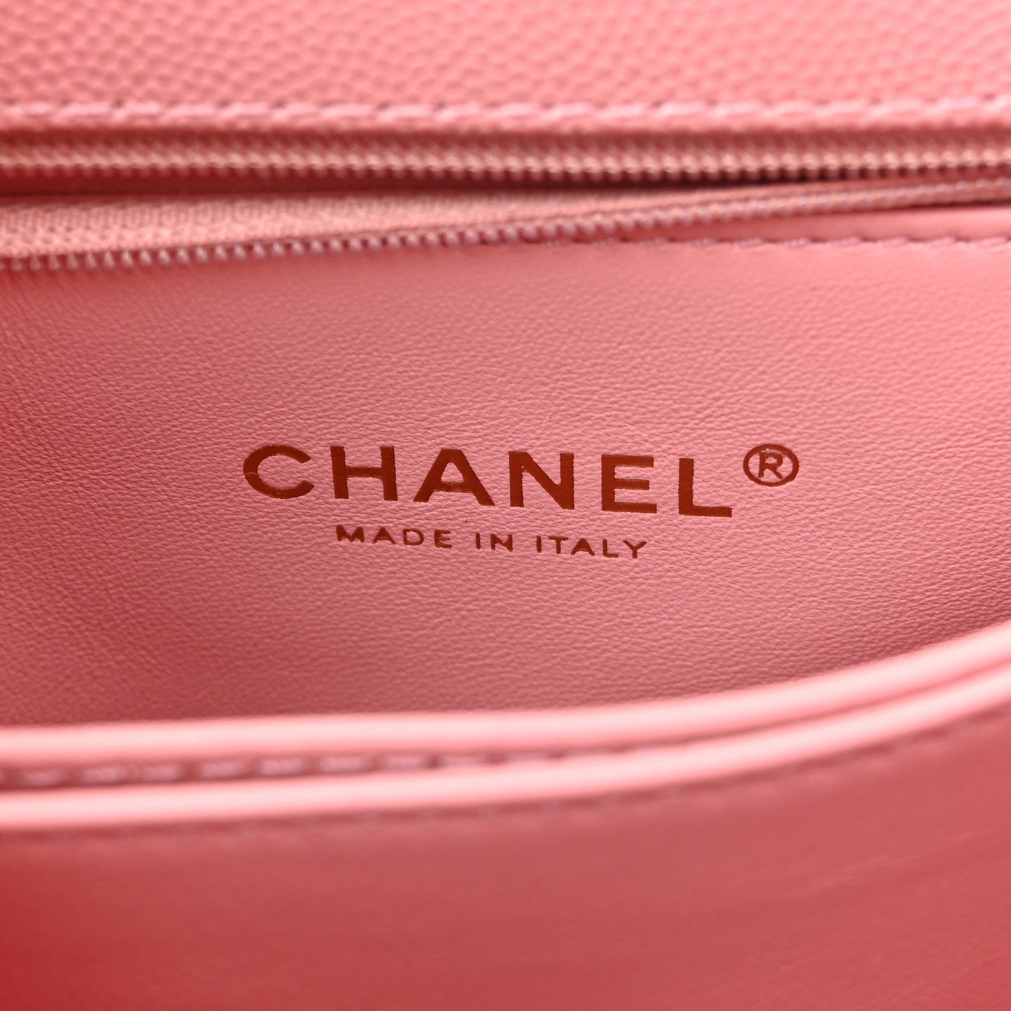 Caviar Quilted Mini Coco Handle Flap Pink