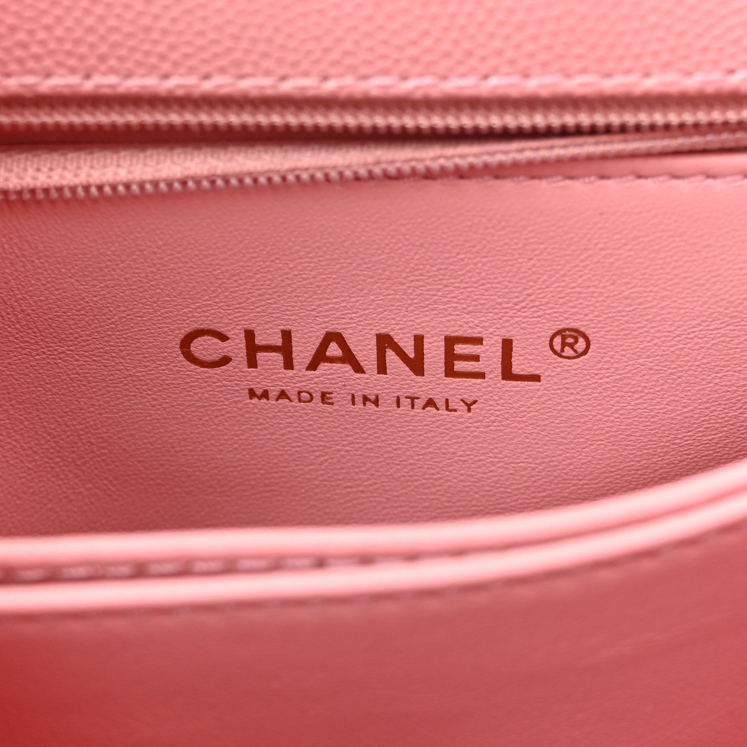 Chanel Caviar Quilted Mini Coco Handle Flap Pink 6 of 10
