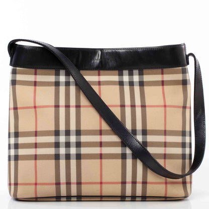 Burberry Prorsum House Check Shoulder Bag Black 1 of 11