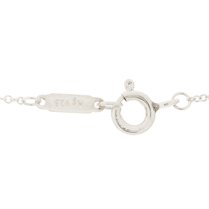 Tiffany Sterling Silver Letter G Disc Pendant Necklace 5 of 7