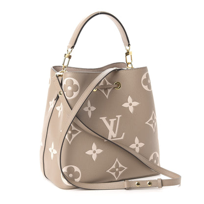 Louis Vuitton Empreinte Monogram Giant Neonoe MM Tourterelle Creme 4 of 11