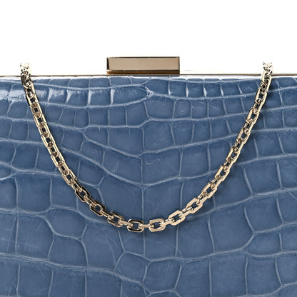 Valentino Garavani Alligator Frame Cluch Niagara 7 of 11