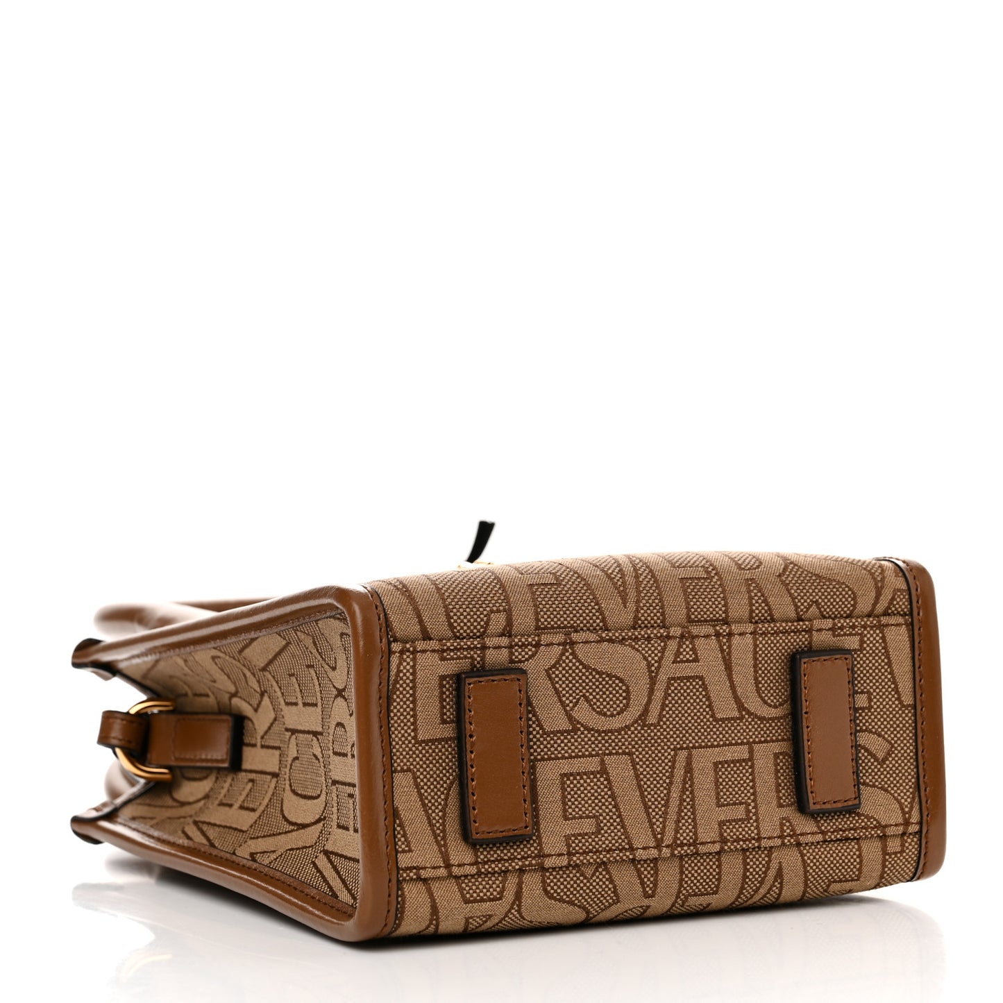Jacquard Canvas Allover Medusa Tote Bag Beige