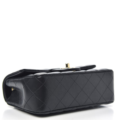 Chanel Lambskin Quilted Mini Rectangular Flap Black 4 of 10