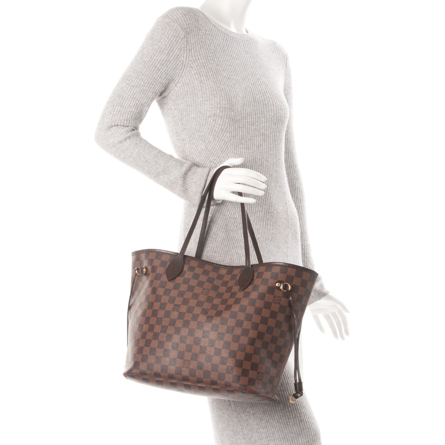 Louis Vuitton Damier Ebene Neverfull MM 2 of 8