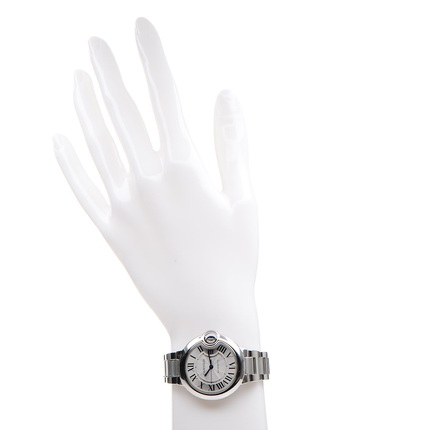 Cartier Stainless Steel 33mm Ballon Bleu De Automatic Watch 2 of 10