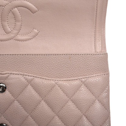 Chanel Caviar Quilted Medium Double Flap Pink 9 of 14