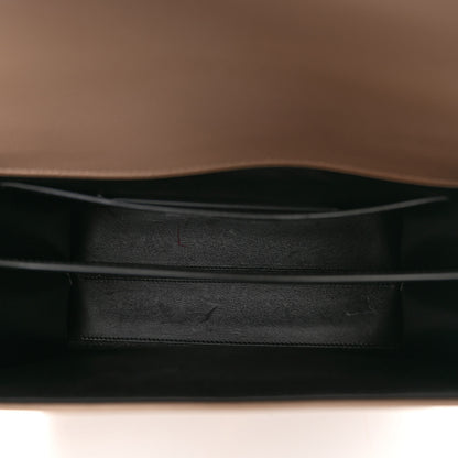 Saint Laurent Grain de Poudre Medium Classic Monogram Cassandra Top Handle Dark Beige 5 of 11