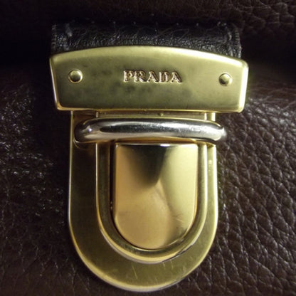Prada Vitello Daino Messenger Bag Brown 11 of 12
