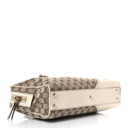 Gucci Monogram Medium New Britt Boston Off White 4 of 21
