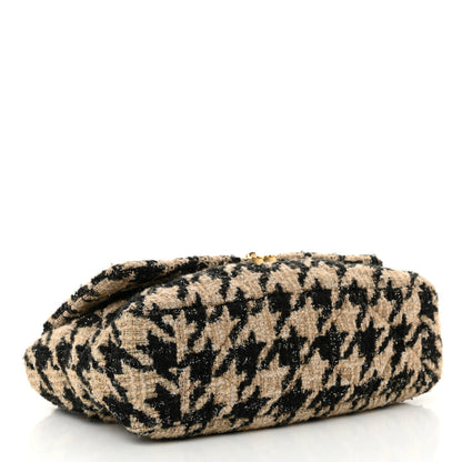 Chanel Tweed Maxi Chanel 19 Flap Beige Black 4 of 12