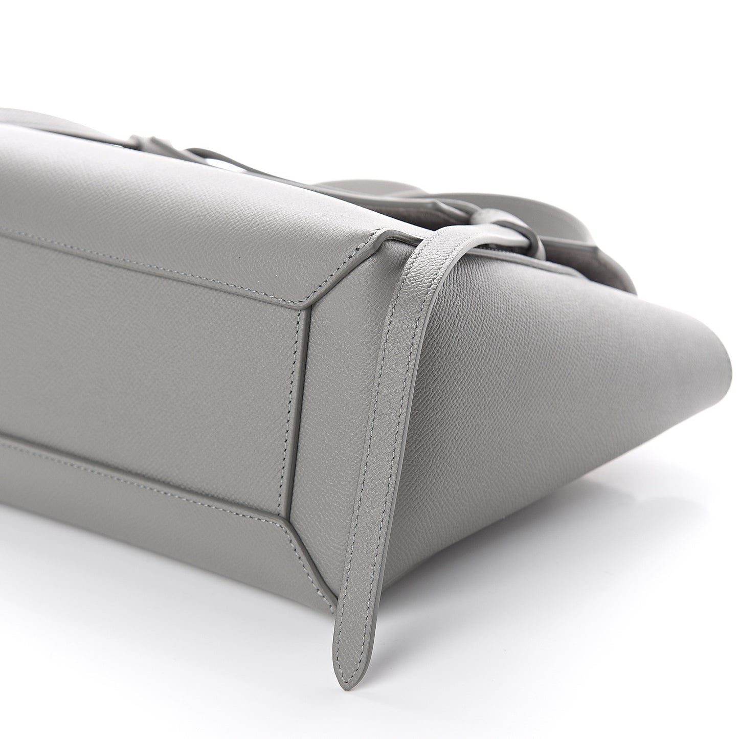 Grained Calfskin Micro Belt Bag Cloud