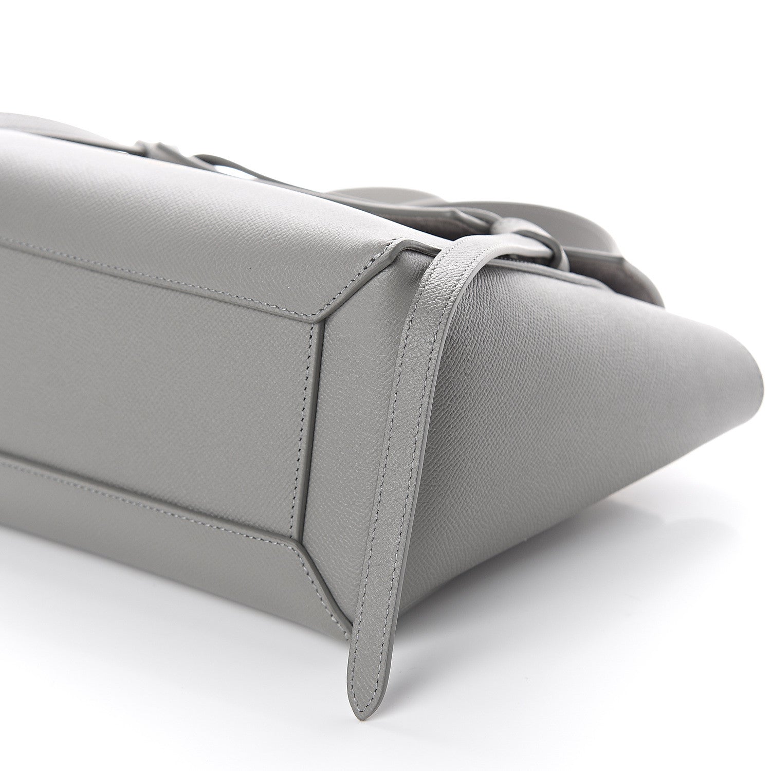 Celine Grained Calfskin Micro Belt Bag Cloud 8 of 8
