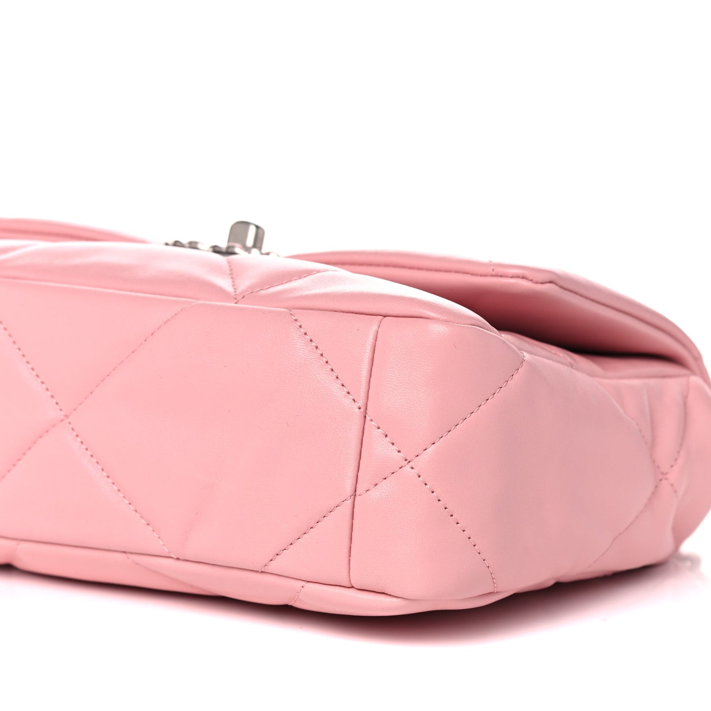 Lambskin Quilted Medium Chanel 19 Flap Pink