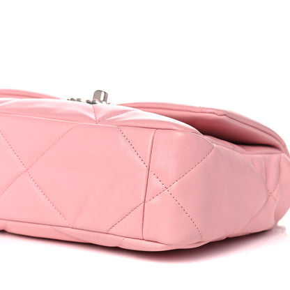 Chanel Lambskin Quilted Medium Chanel 19 Flap Pink 8 of 9