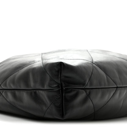 Chanel Shiny Calfskin Quilted Chanel 22 Black 9 of 13