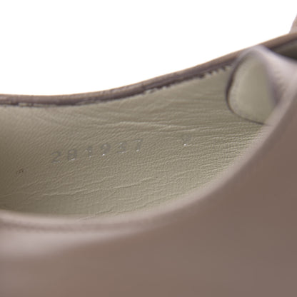 Gucci Calfskin Cirano Lux Mens Lace-up Oxfords 9 Chalk 8 of 8