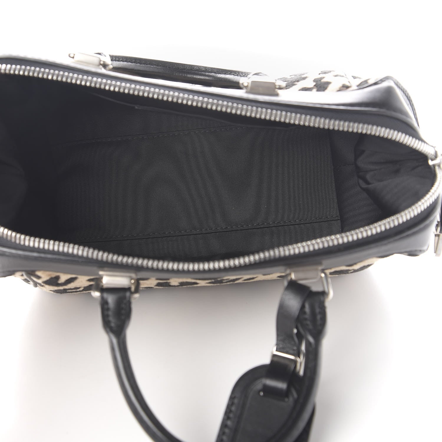 Louis Vuitton Jacquard Velvet Leopard Print Stephen Sprouse Baby Bag 5 of 10