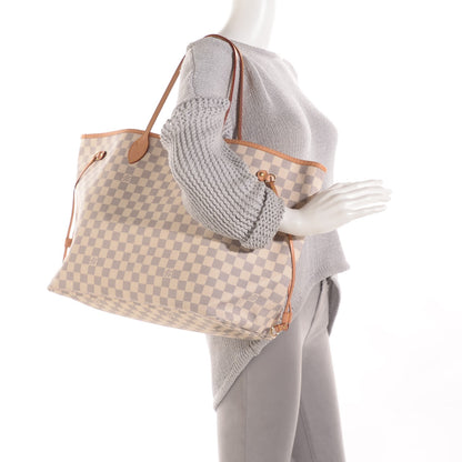 Louis Vuitton Damier Azur Neverfull GM 2 of 7