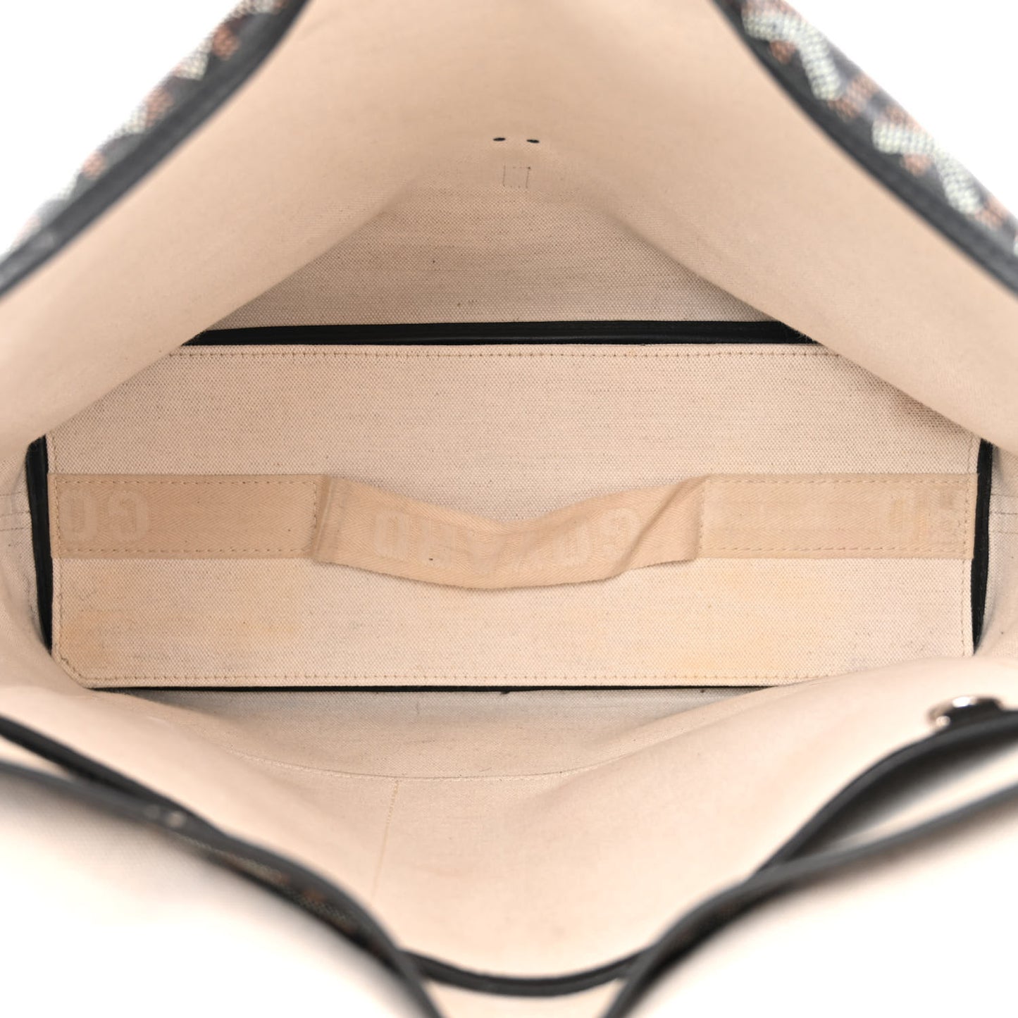 Goyardine Capetien Messenger Bag Black