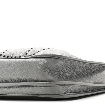Hermes Taurillon Clemence Evelyne III PM Gris Mouette 11 of 11