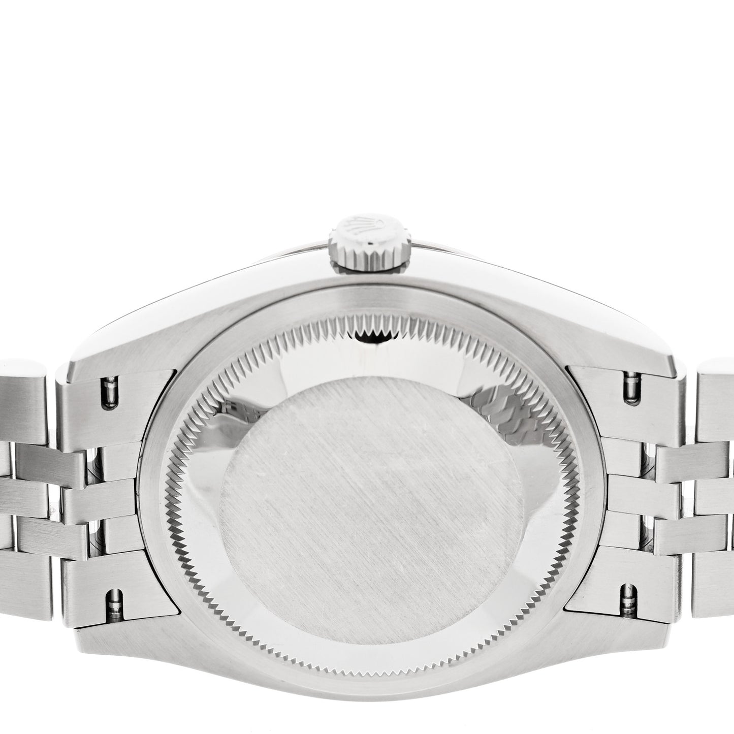 Stainless Steel 18K White Gold Diamond 36mm Oyster Perpetual Datejust Watch Silver Roman 126234