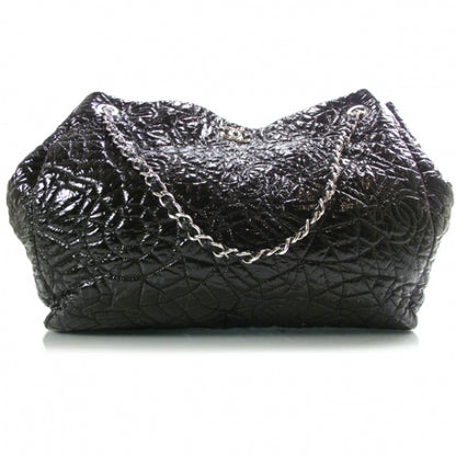 Chanel Vinyl Rock in Moscou Tote Black 1 of 12