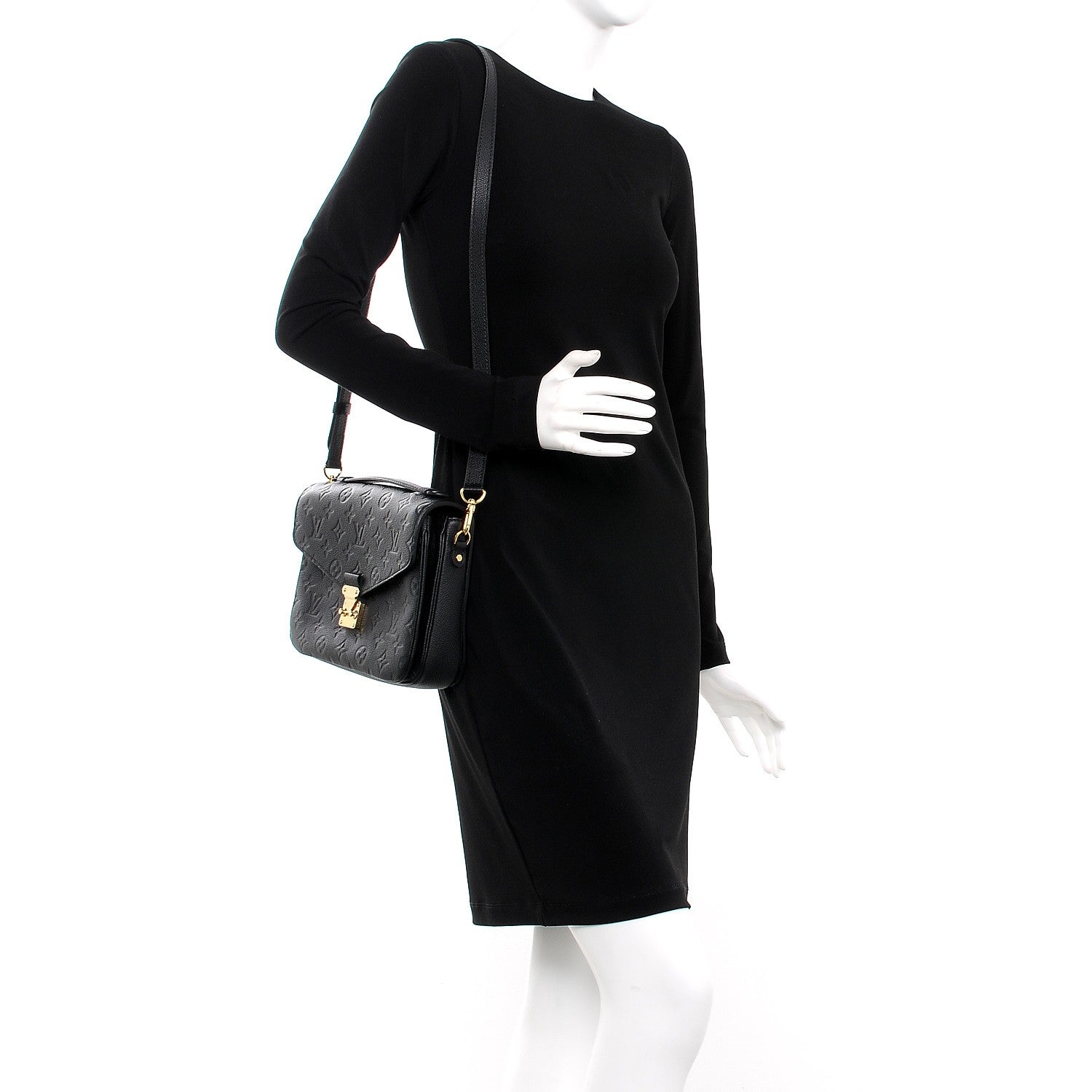 Louis Vuitton Empreinte Pochette Metis Black 2 of 9
