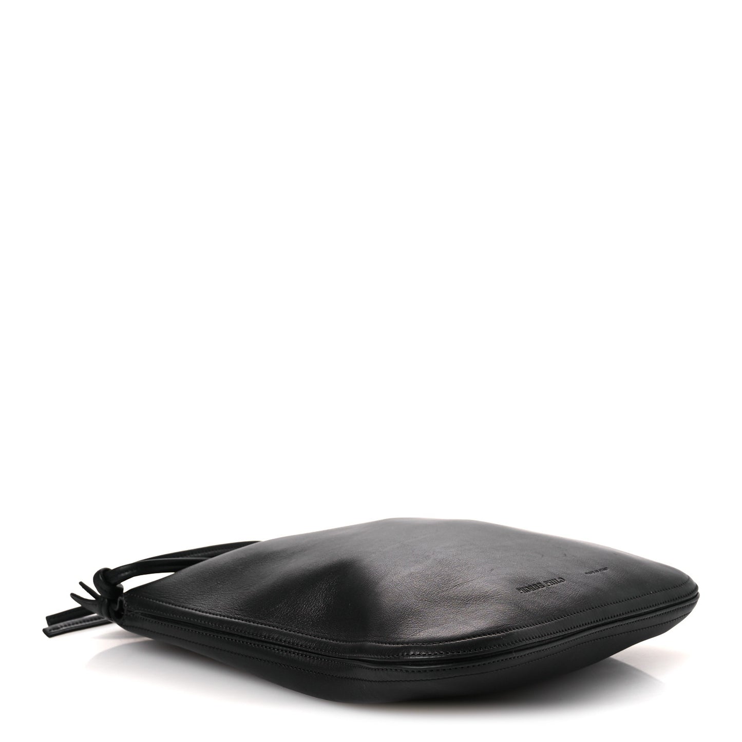 Calfskin Gig Pouch Bag Black