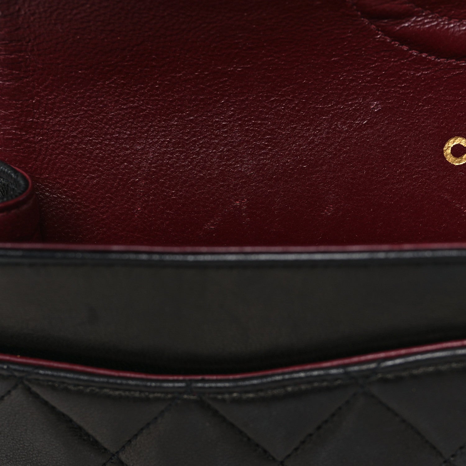 Chanel Lambskin Quilted Medium Double Flap Black 11 of 12