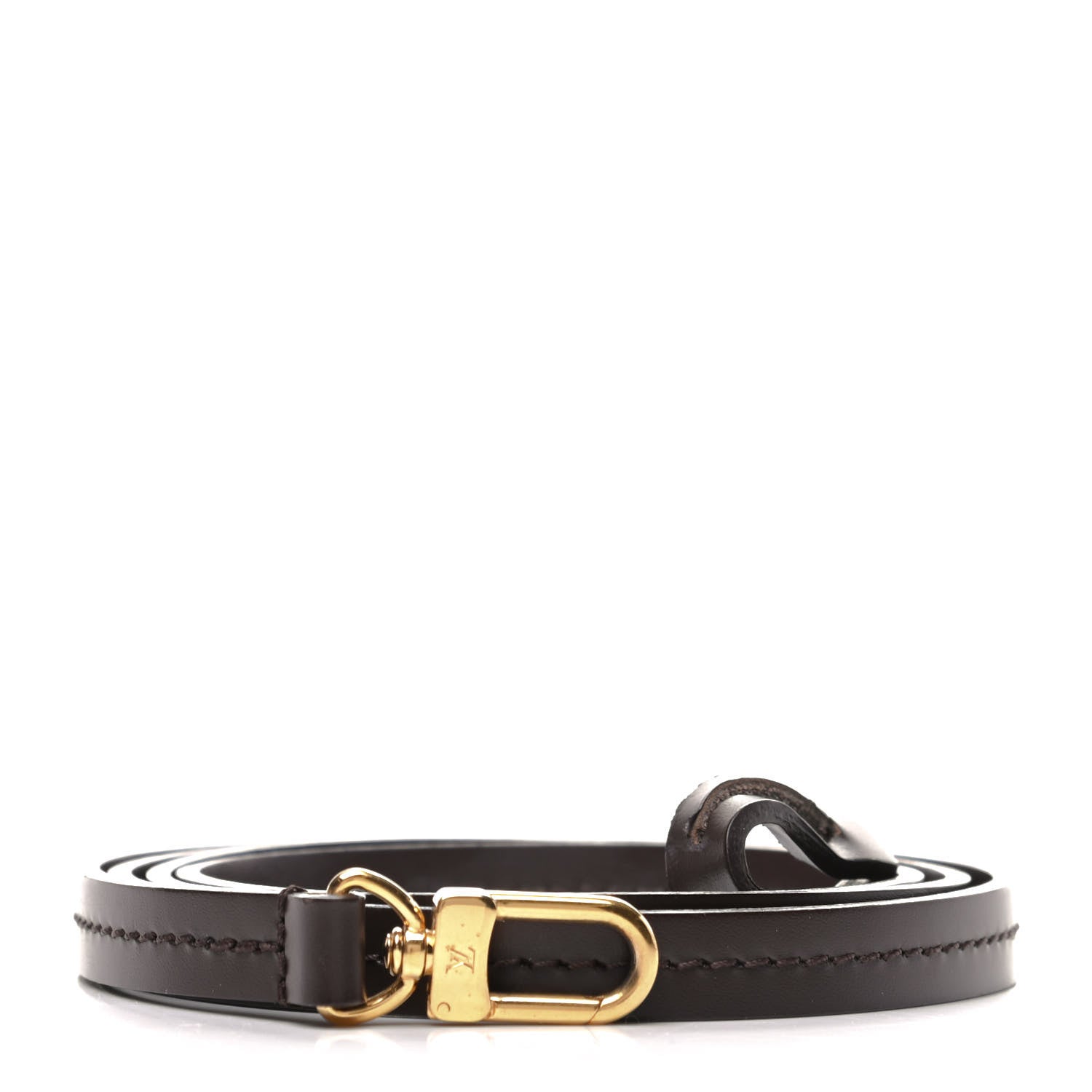 Louis Vuitton Calfskin 12mm Favorite Long Strap Brown 1 of 2